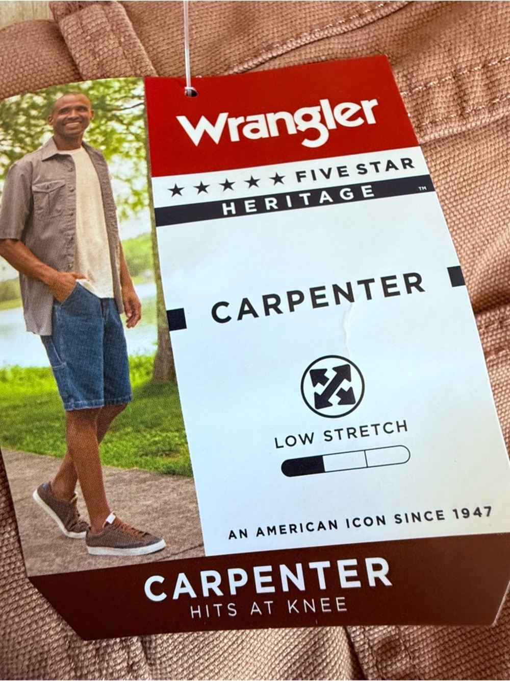 Men’s Wrangler Heritage Carpenter shorts Size 46